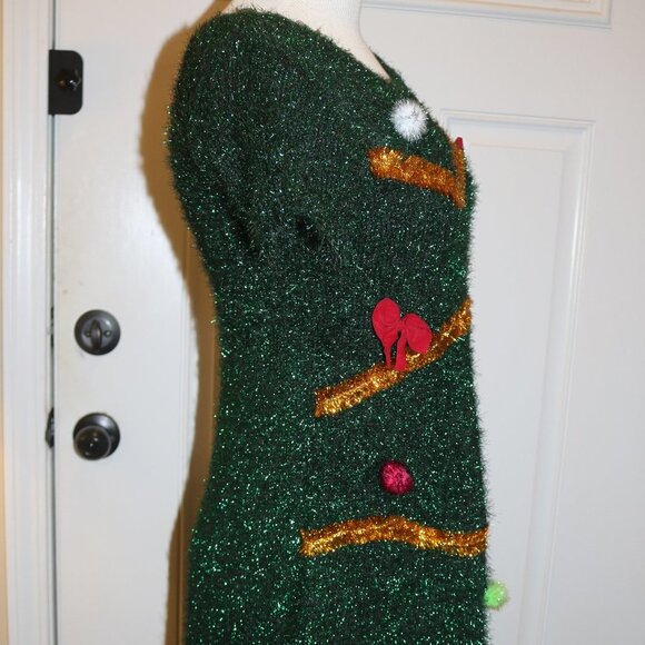 Kohls celebrate together Christmas tree sweater dress new with tags - Picture 3 of 8